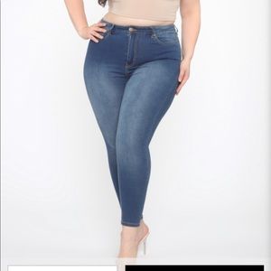 Fashion Nova high waisted jeans